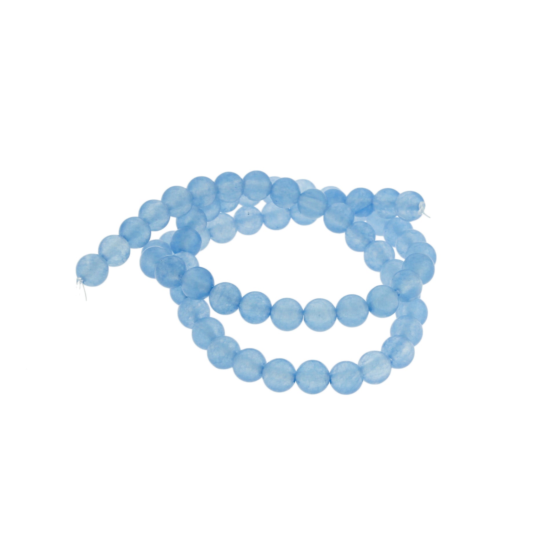 Natural Blue Chalcedony Gemstone Beads - 1 Strand - Choose Your Size!