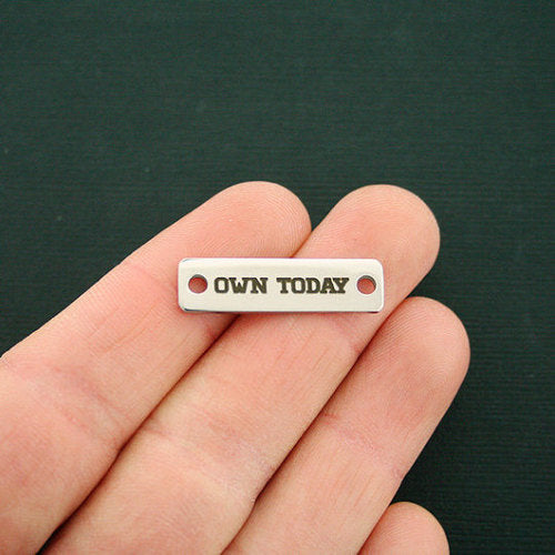 Own Today Stainless Steel Connector Charms - BFS016-7287