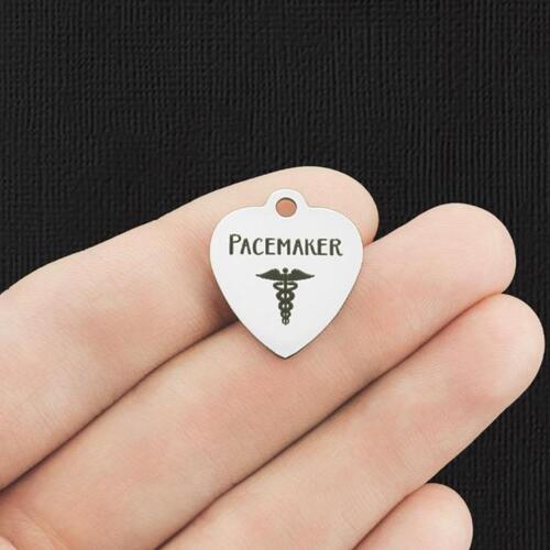 Pacemaker Stainless Steel Charms - BFS011-6053
