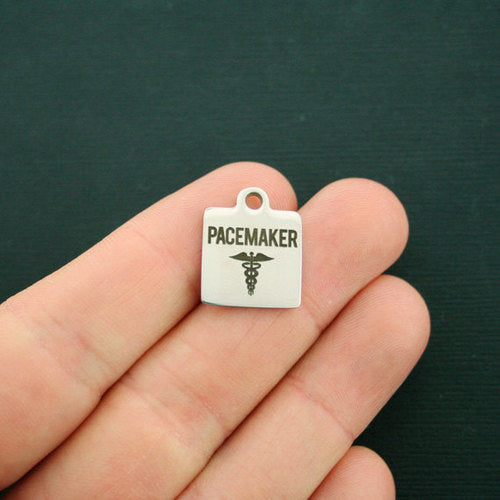 Pacemaker Stainless Steel Charms - BFS013-1853
