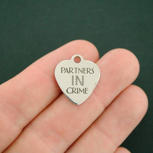 Partners in Crime Breloques en acier inoxydable - BFS011-2531