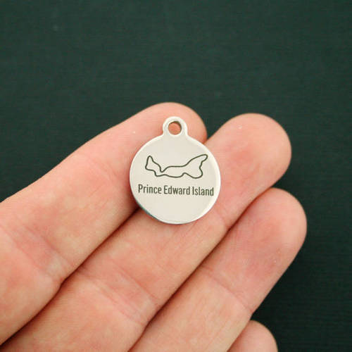 Prince Edward Island Stainless Steel Charms - BFS001-2137