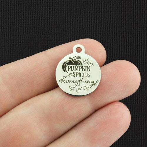 Pumpkin Spice Everything Stainless Steel Charms - BFS001-5723
