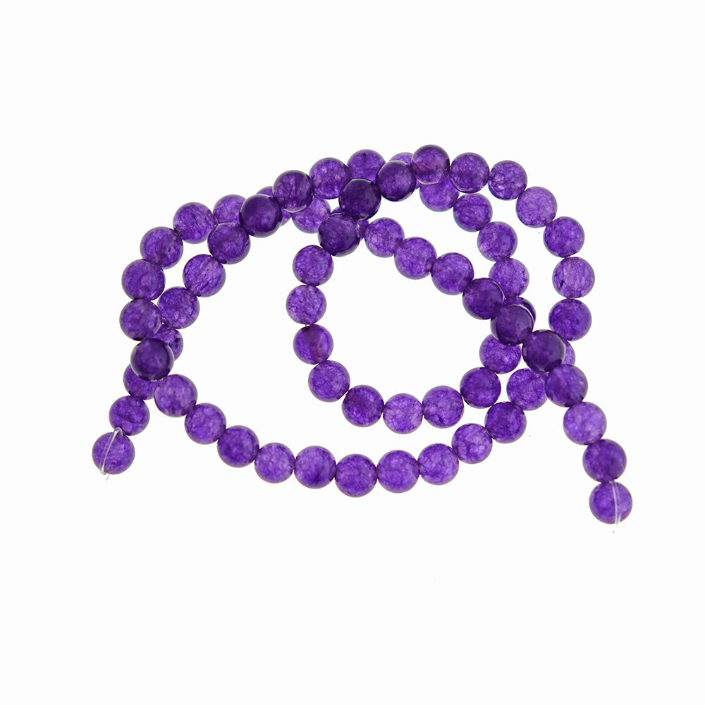 Round Imitation Jade Beads - 6mm - 1 Strand 67 Beads - Choose Your Color!