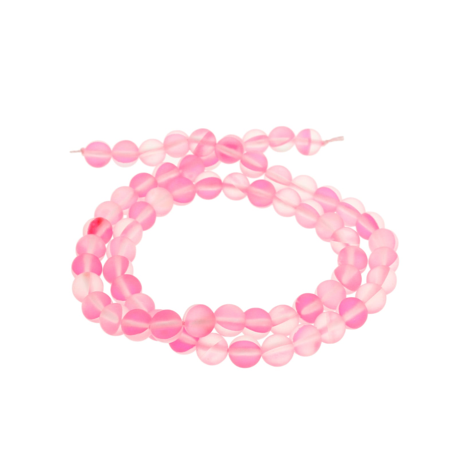 Round Natural Labradorite Beads - 6mm - Electroplated - 1 Strand 61 Beads - Choose Your Color!