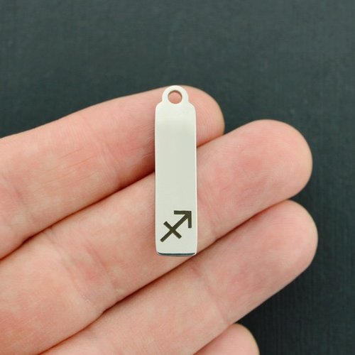 Sagittarius Zodiac Stainless Steel Charms - BFS015-7039