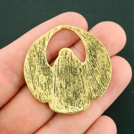 Scarab Beetle Antique Gold Tone Charm - GC164