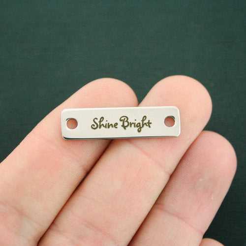 Shine Bright Stainless Steel Connector Charms - BFS016-7345