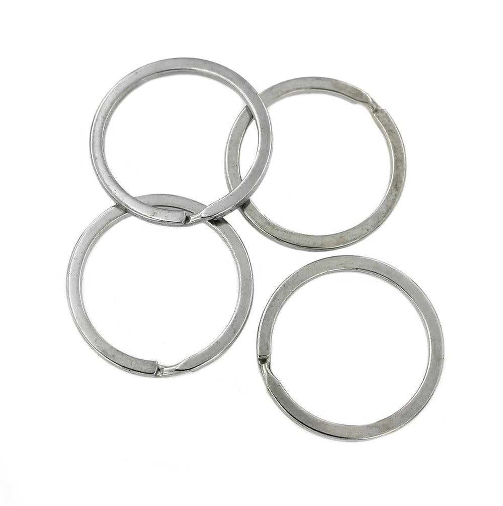 Porte-clés argenté - 32 mm - 15 pièces - Z690