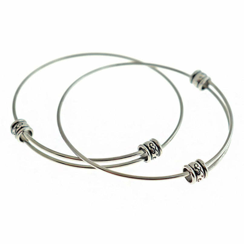 Jonc Réglable Acier Inoxydable - 62mm - 1 Jonc - N293