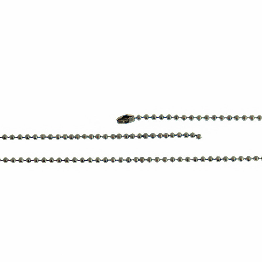 Stainless Steel Ball Chain Necklaces 18" - 1mm - Choose Your Quantity!