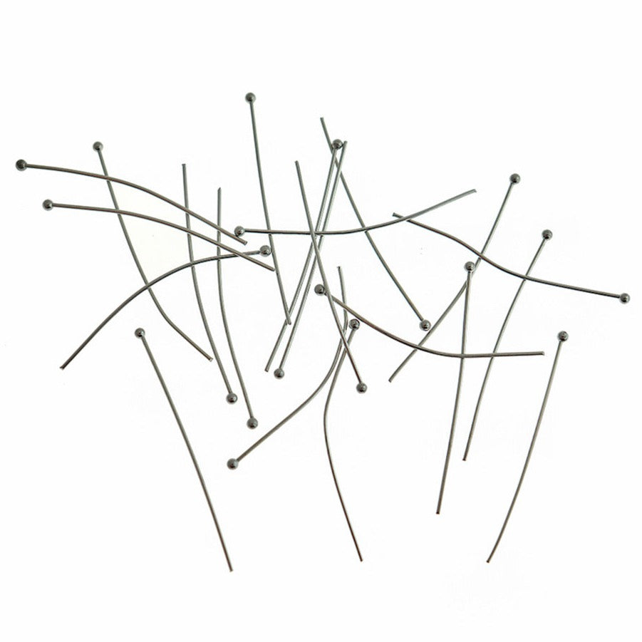 Broches à tête sphérique en acier inoxydable - 40 mm - 100 pièces - PIN076