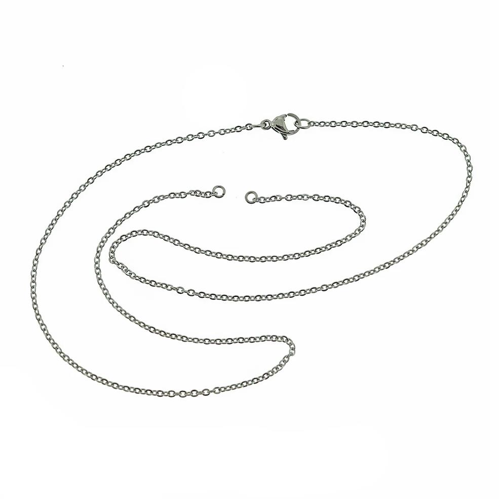 Collier de connecteur de chaîne de câble en acier inoxydable 18 "- 2 mm - 10 colliers - N618
