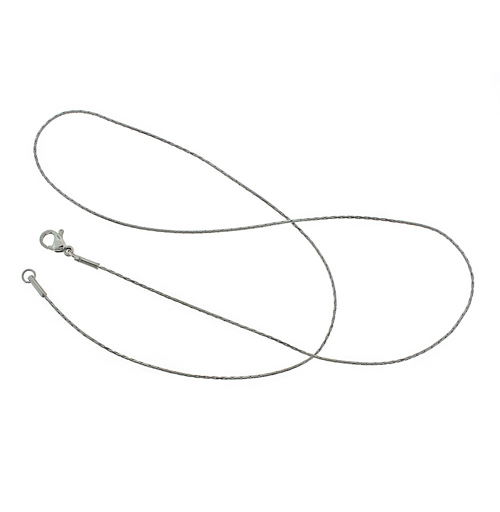 Stainless Steel Coreana Chain Necklace 20" - 1mm - Choose Your Quantity!