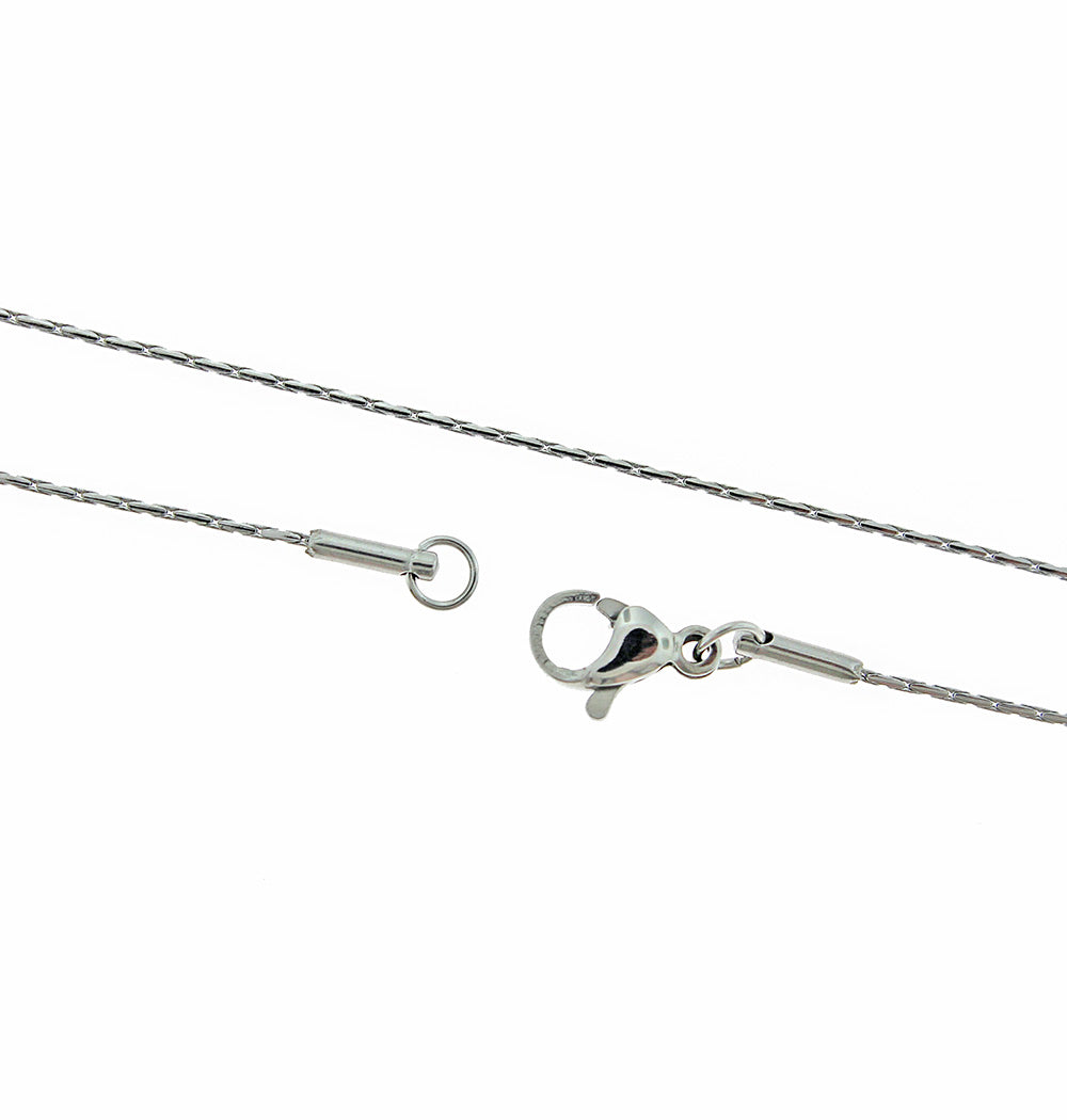 Stainless Steel Coreana Chain Necklace 20" - 1mm - Choose Your Quantity!