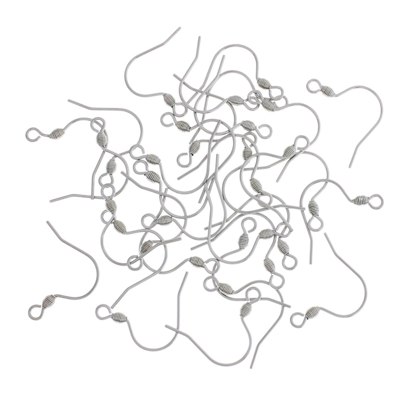 Stainless Steel Earrings - French Style Hooks - 19mm x 18mm - 250 Pieces 125 Pairs - FD614