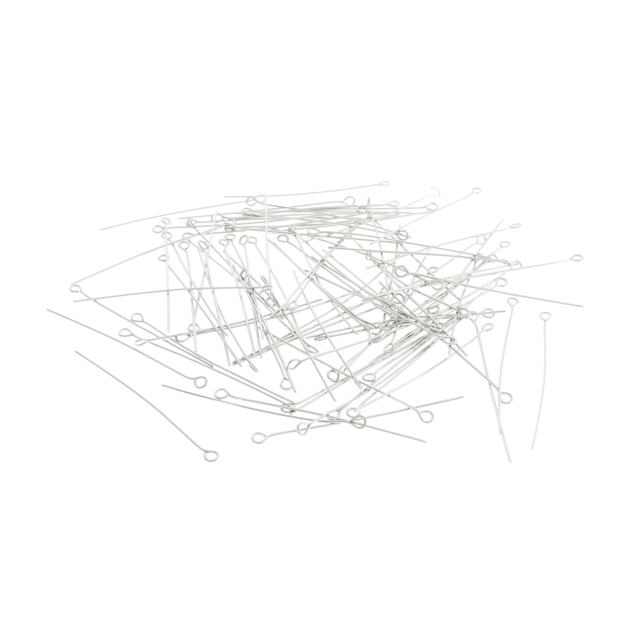 Épingles à œil en acier inoxydable - 50 mm - 100 pièces - PIN035