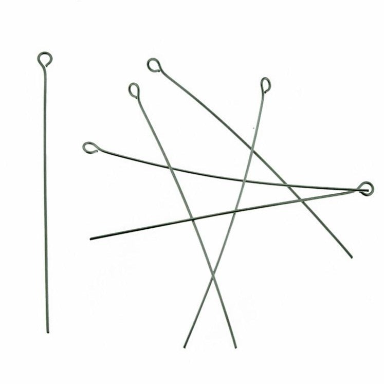 Stainless Steel Eye Pins - 65mm - 50 Pieces - PIN082