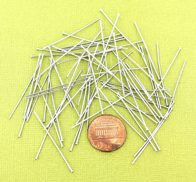 Stainless Steel Flat Head Pins - 35mm - 50 Pieces - PIN52