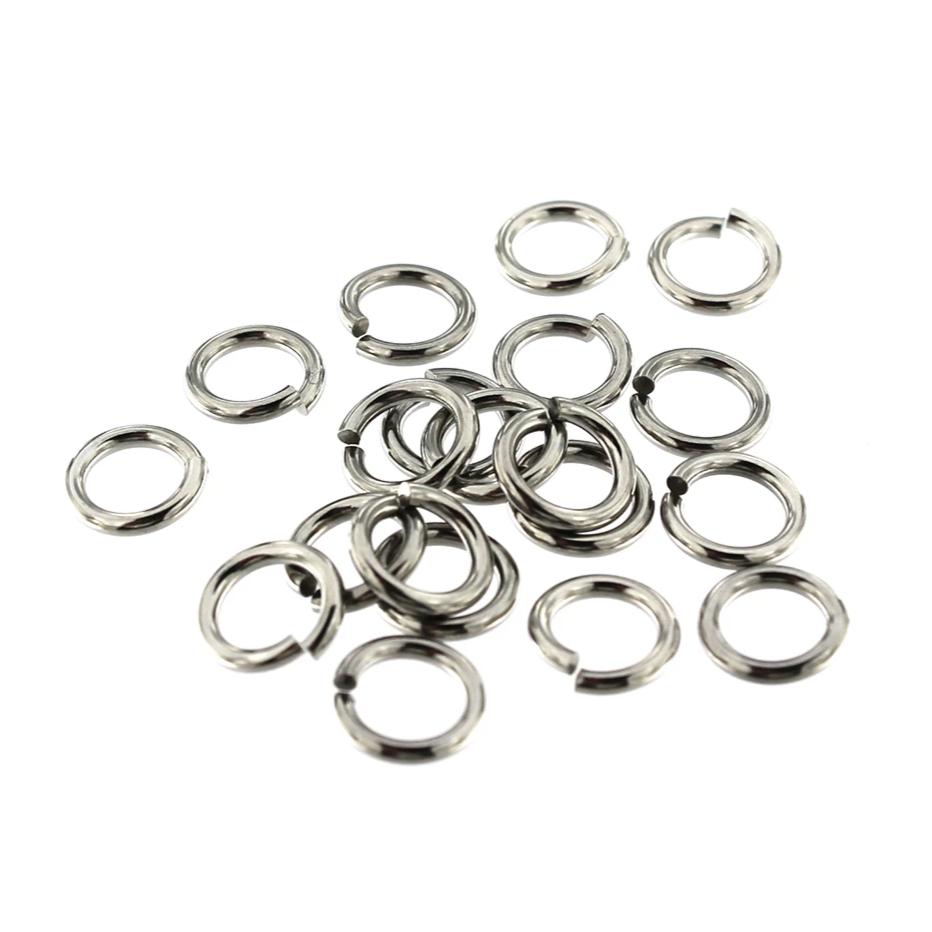 Stainless Steel Jump Rings 9mm - Open 15 Gauge - 100 Rings - J159