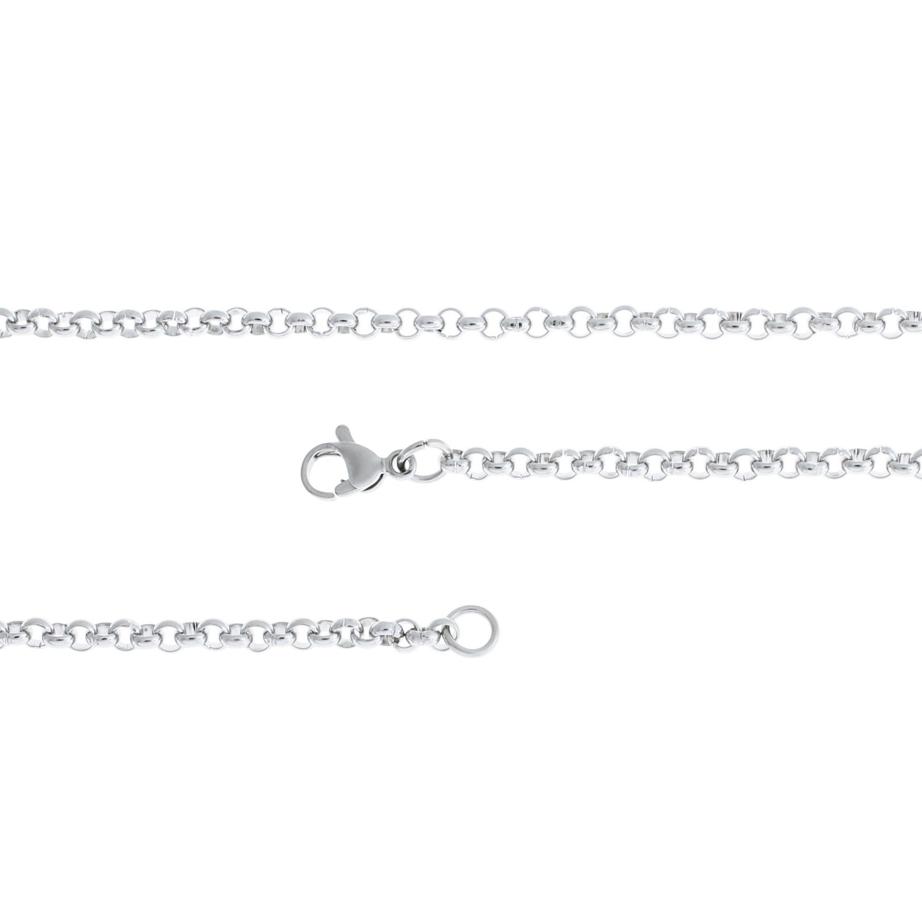 Stainless Steel Rolo Chain Necklace 18" - 3mm - Choose Your Quantity!