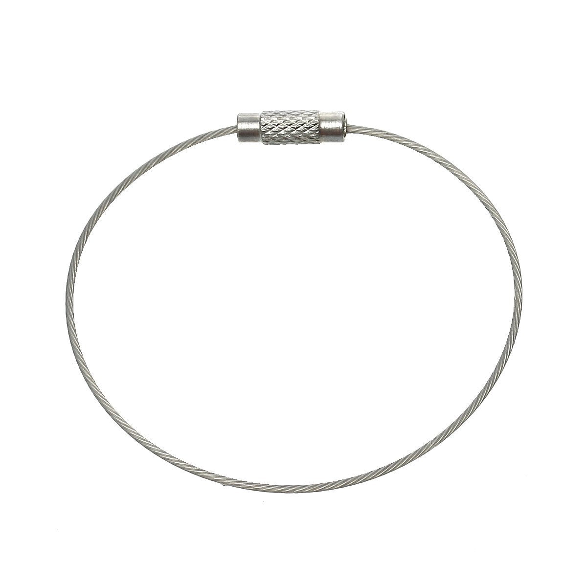 Stainless Steel Wire Bangle - 51mm ID - 4 Bangles - N083