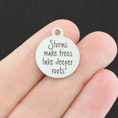 Storms Stainless Steel Charms - Make trees take deeper roots - BFS001-5161