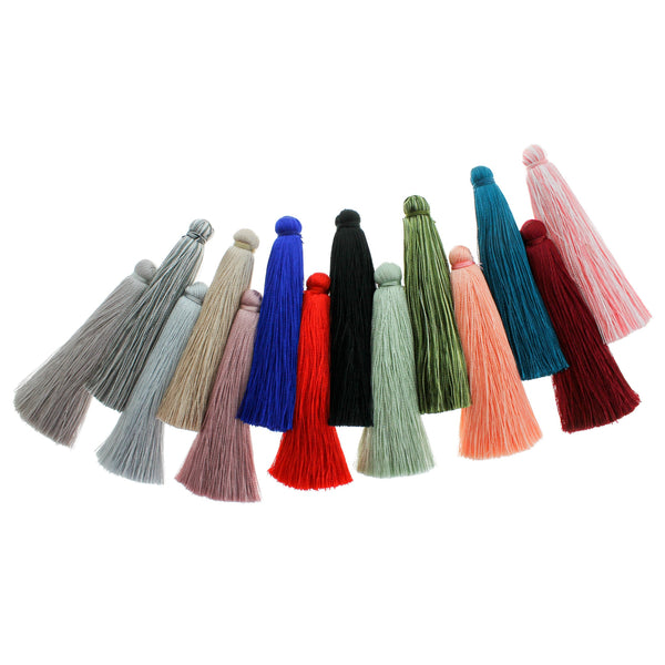 Polyester Tassel 70mm - Choose Your Color - 1 Piece - TSP213