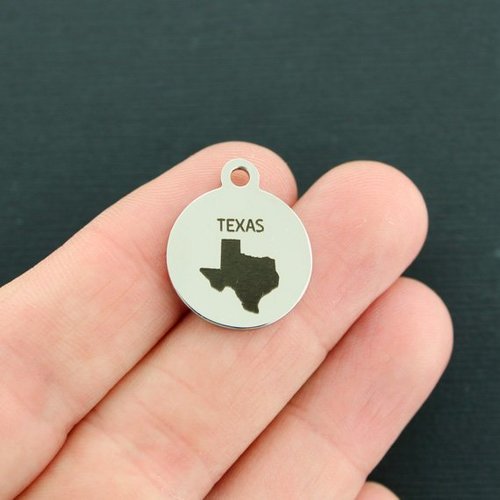 Texas Stainless Steel Charms - BFS001-3545