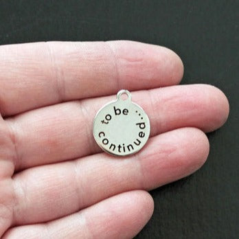To Be Continued... Stainless Steel Charms - BFS001-0002