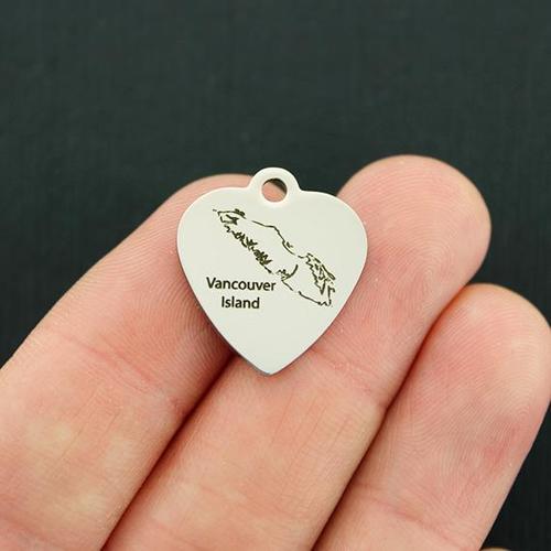Vancouver Island Stainless Steel Charms - BFS011-2695