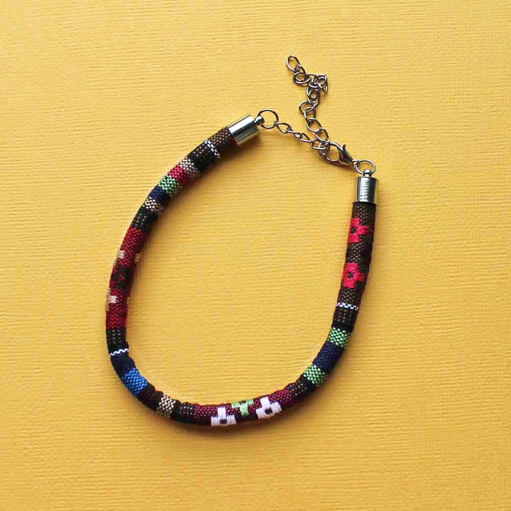 Woven Cotton Bracelet 7 1/4" Plus Extender - 7mm - 2 Bracelet - N162