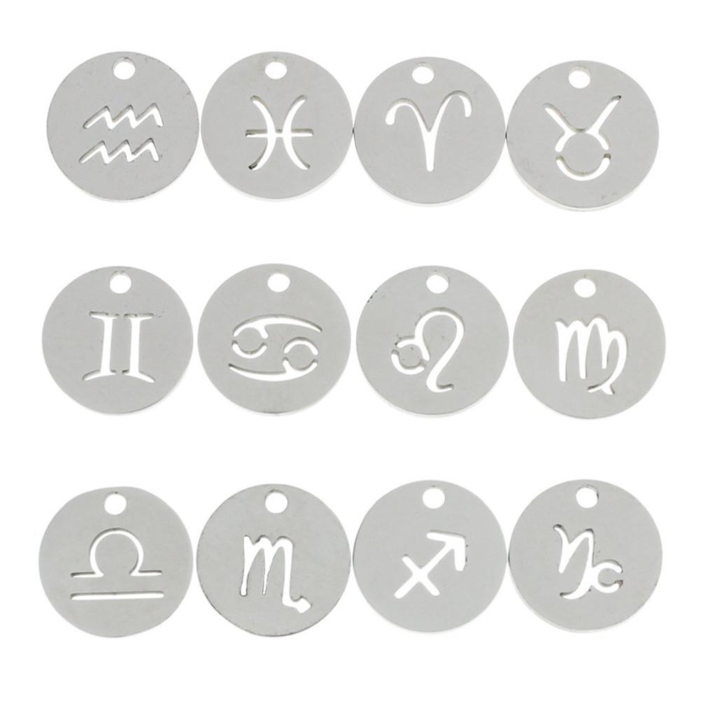 Zodiac Collection Stainless Steel 12 Different Charms - COL177