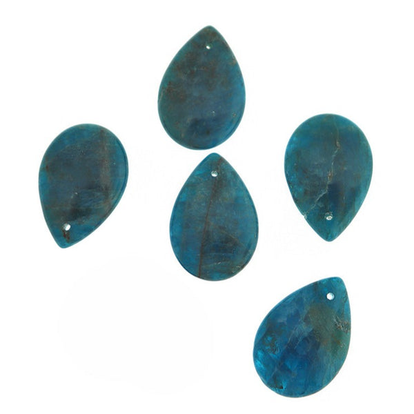 Natural Apatite Teardrop Pendant - GEM040