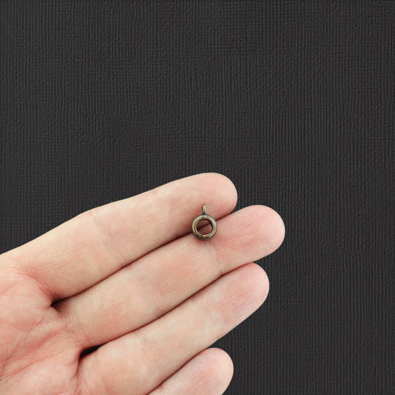 Bail Beads 12mm x 6mm - Ton cuivre antique - 25 Perles - BC323