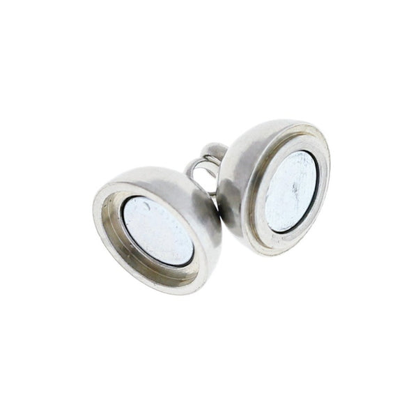 Fermoir Aimanté Acier Inoxydable 15mm x 10mm - 1 Fermoir 2 Pièces - FD185