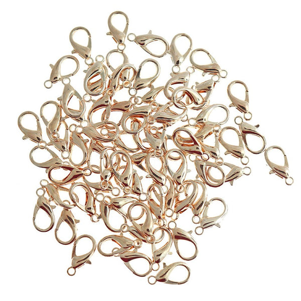 Gold Tone Lobster Clasps 16mm x 8mm - 20 Clasps - FF312