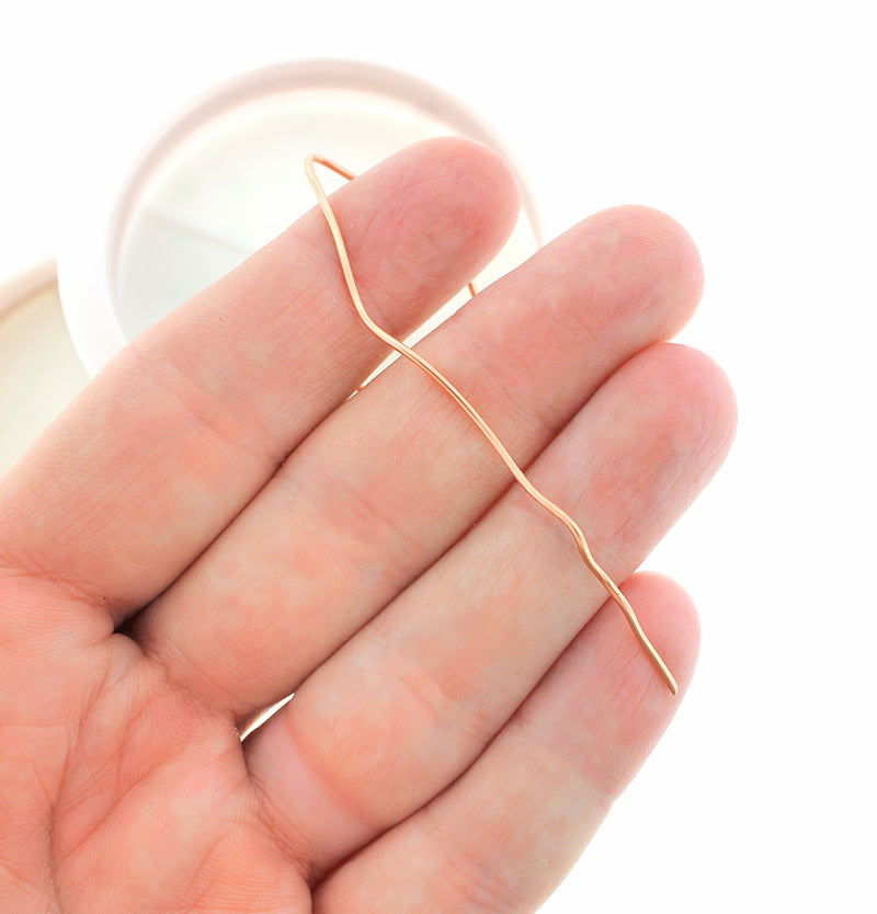 BULK Rose Gold Tone Craft Wire - Résistant au ternissement - 1 rouleau de 1,5 m ou 5 pieds - 1 mm - Z1121