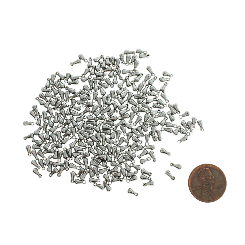 Stainless Steel Chain Drops - 6mm x 3mm - 25 Pieces - FD181