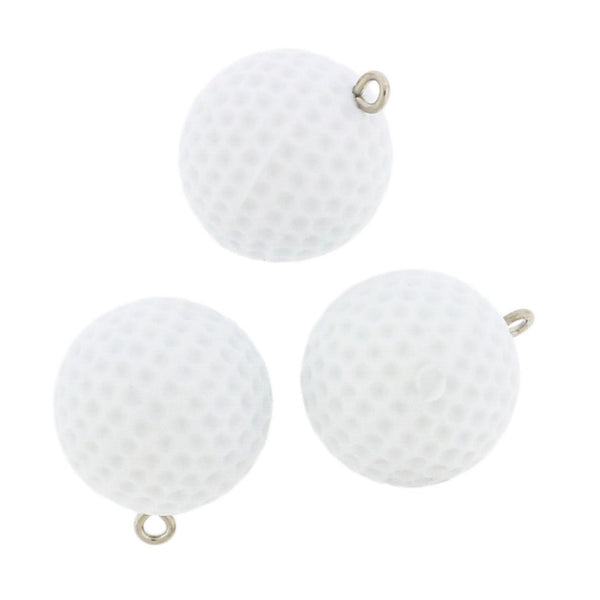 Golf Ball Acrylic Charm 3D - K632