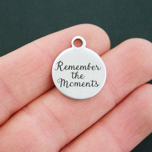Remember The Moments Stainless Steel Charms - BFS001-0556