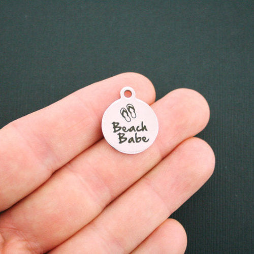 Beach Babe Stainless Steel Charms - BFS001-0569
