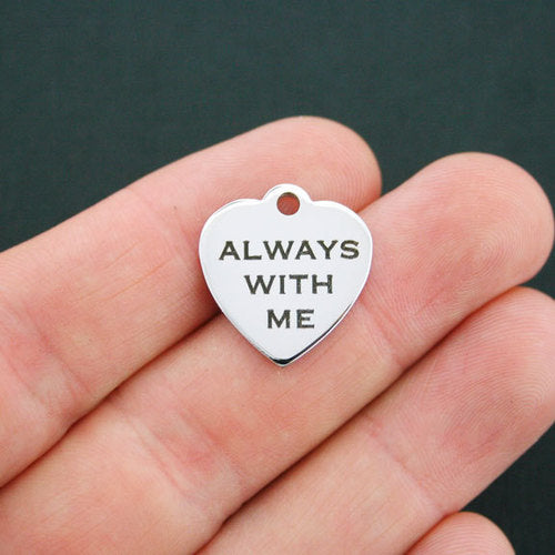 Always With Me Stainless Steel Charms - BFS011-0624
