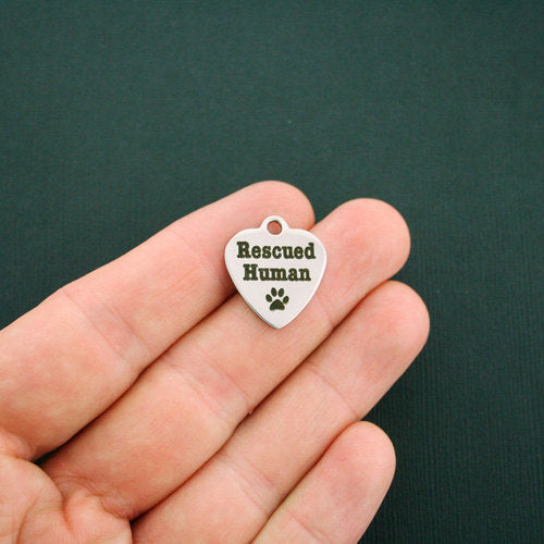 Rescued Human Stainless Steel Charms - BFS011-0626