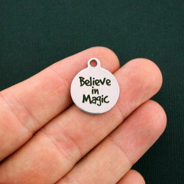 Believe in Magic Stainless Steel Charms - BFS001-0639