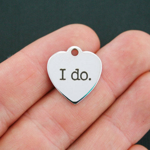 I Do Stainless Steel Charms - BFS011-0652