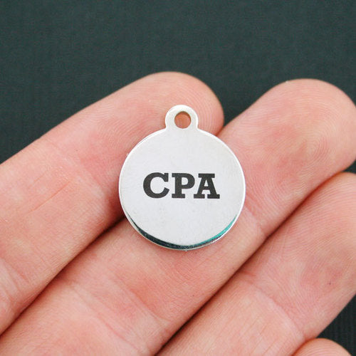 CPA Stainless Steel Charms - BFS001-0653