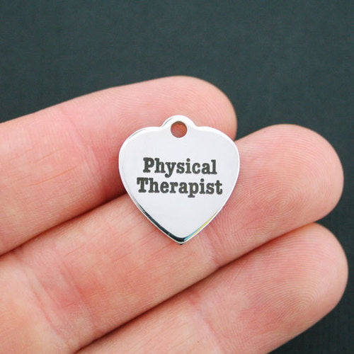 Physical Therapist Stainless Steel Charms - BFS011-0663