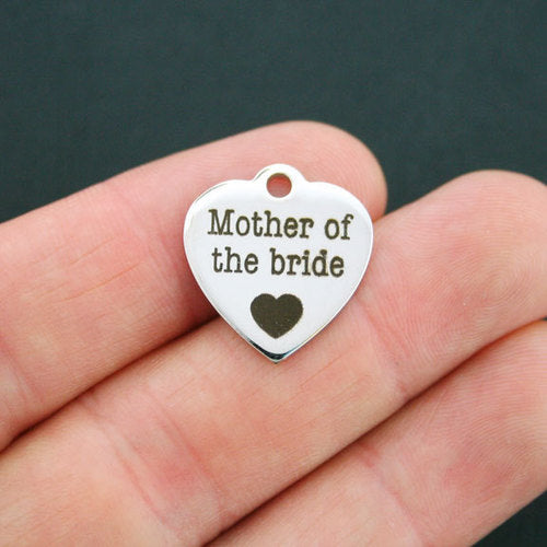 Wedding Stainless Steel Charms - Mother of the bride - BFS011-0667