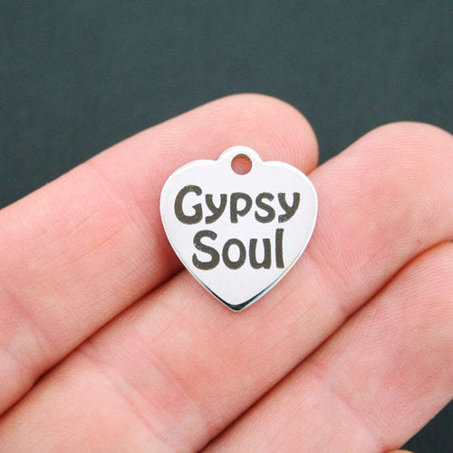Gypsy Soul Stainless Steel Charms - BFS011-0682